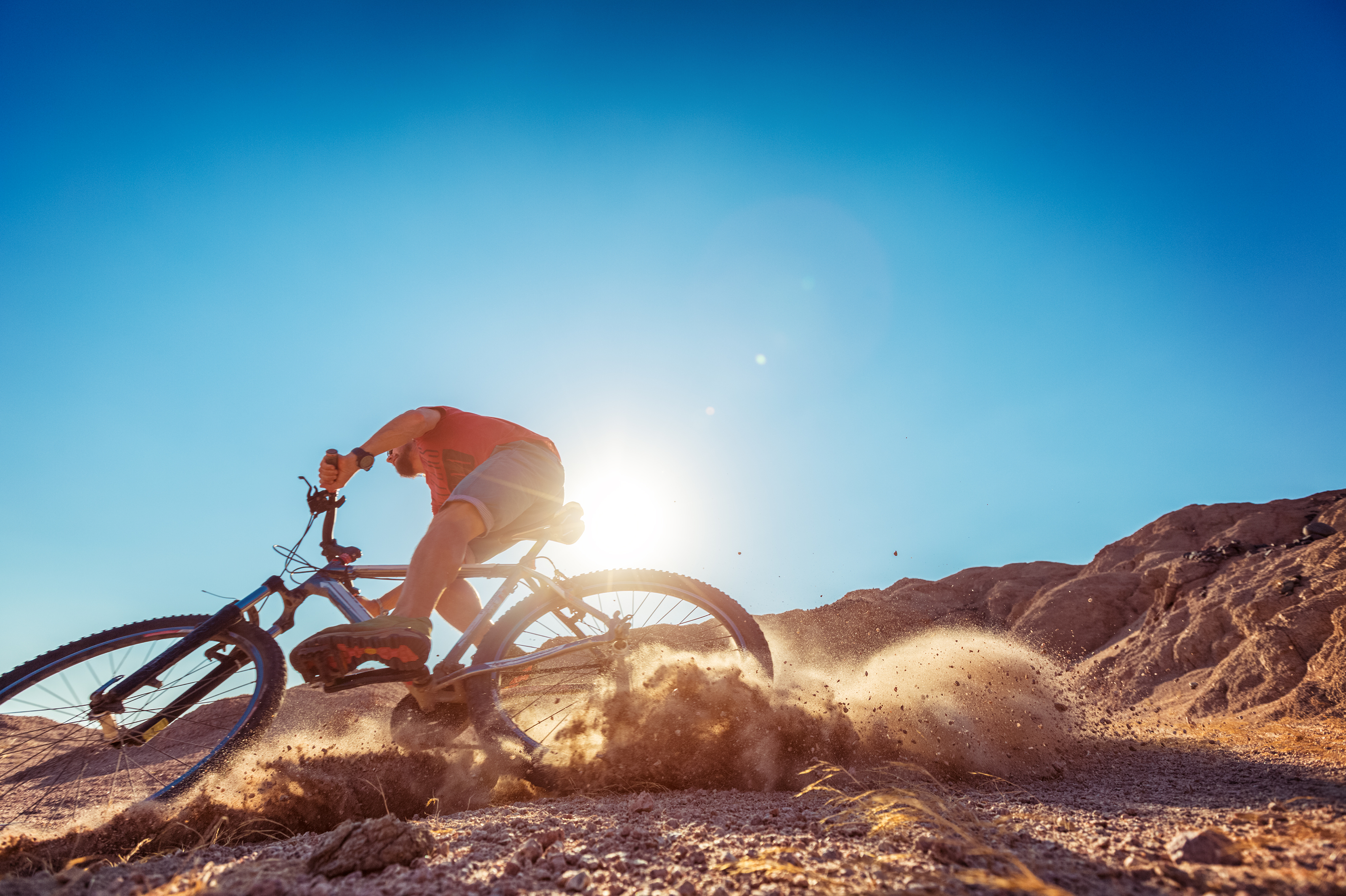 Desert bike ride image